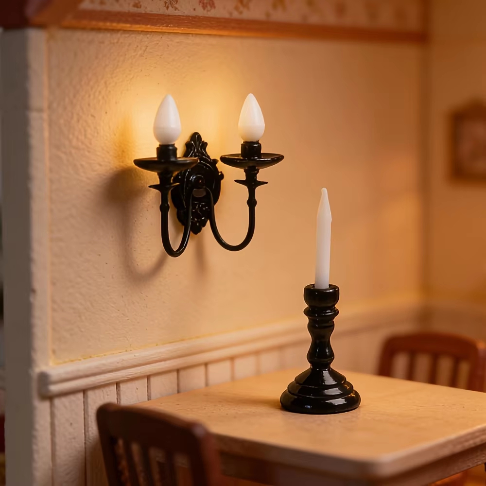 Collectible Vintage Lamps - Lámpara de Pared Vintage con Vela,