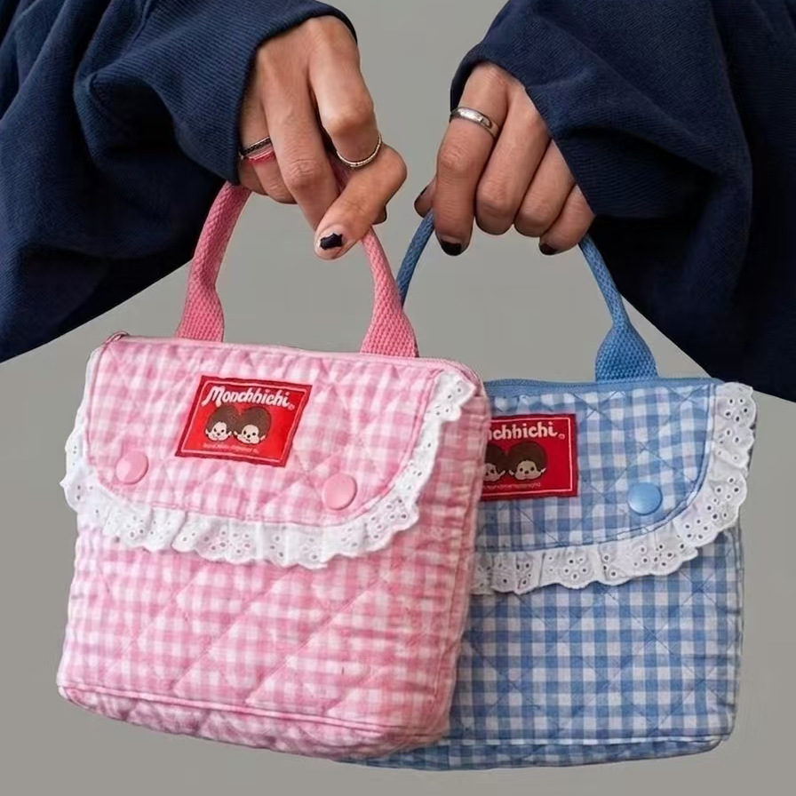 Vintage Item - Bolsa de maquillaje vintage con diseño