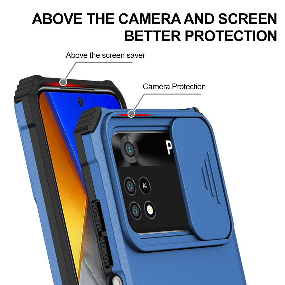 Funda de teléfono a prueba de  - Camera Leather Case reseña y precio