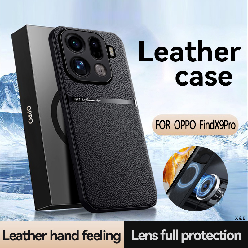 Para OPPO Find X9 Pro X9 funda - Camera Leather Case reseña y precio