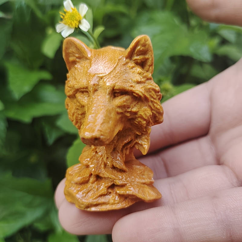Escultura de Cabeza de Lobo de - Vintage Collectible Christmas Ornaments reseña y precio