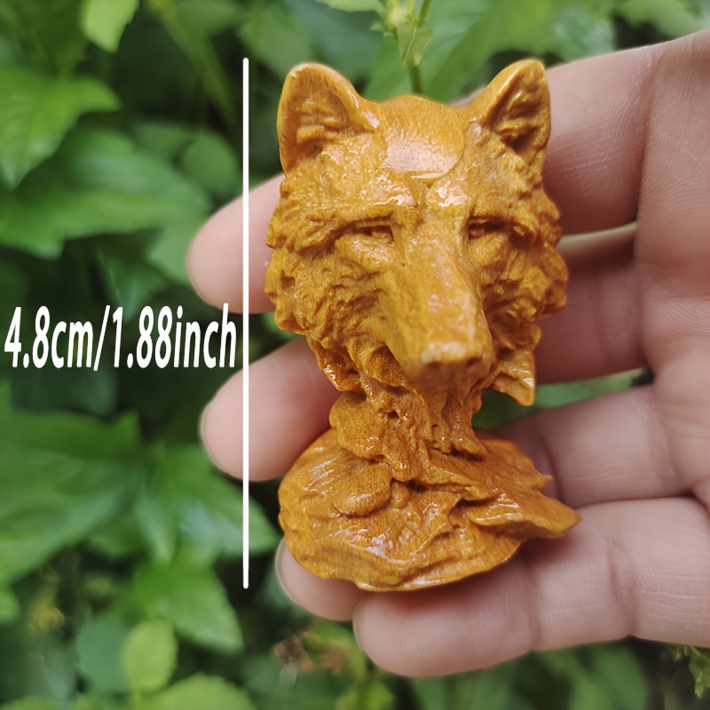 Escultura de Cabeza de Lobo de - Vintage Collectible Christmas Ornaments reseña y precio
