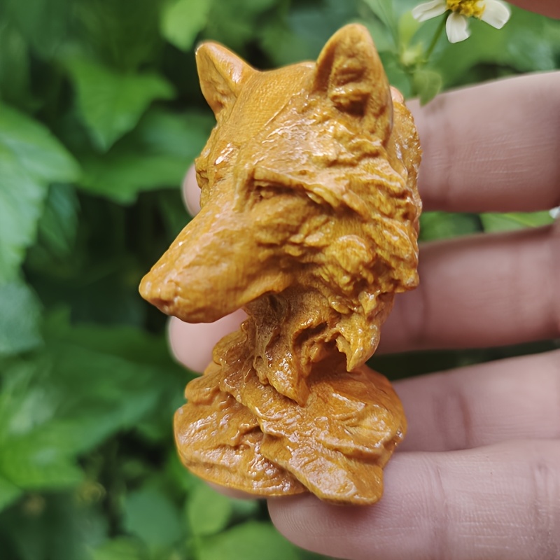 Escultura de Cabeza de Lobo de - Vintage Collectible Christmas Ornaments reseña y precio