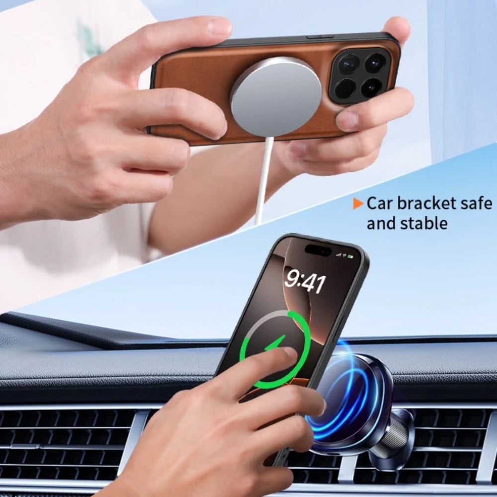 Funda Magnética de Cuero PU pa - Camera Leather Case reseña y precio
