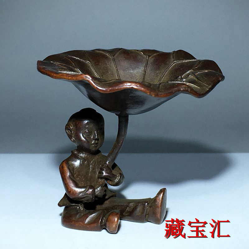 Estatua de Bronce de Niño con  - Vintage And Collectible Items reseña y precio